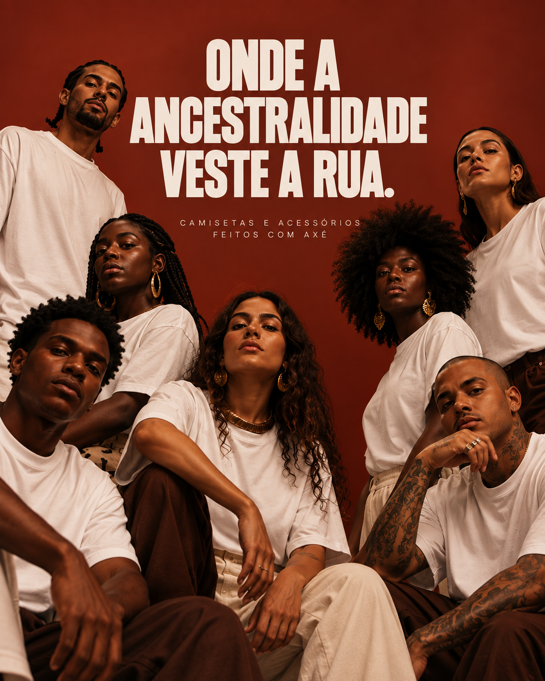 Coletivo vestindo Aruandê — Onde a ancestralidade veste a rua